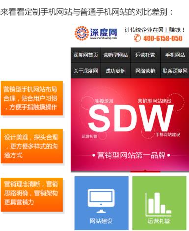 深度網(wǎng)手機(jī)營(yíng)銷型網(wǎng)站建設(shè)第一品牌